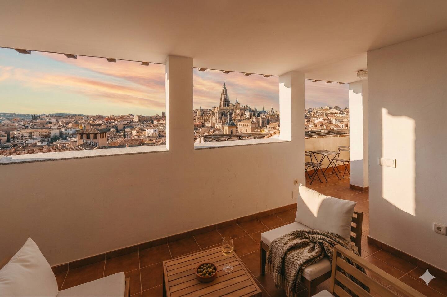 Apartamento con terraza privada en el casco histórico de Toledo